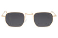 Elio — Armação Gold, Lentes Grey — Vista frontal