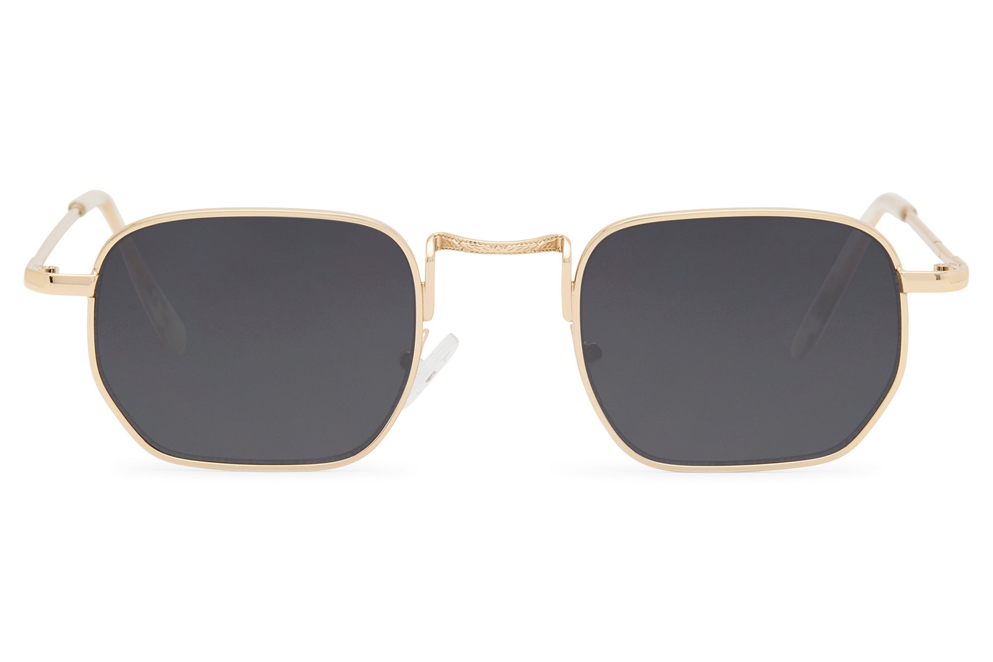 Elio — Armação Gold, Lentes Grey — Vista frontal