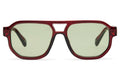 Lumen — Armação Burgundy, Lentes Green